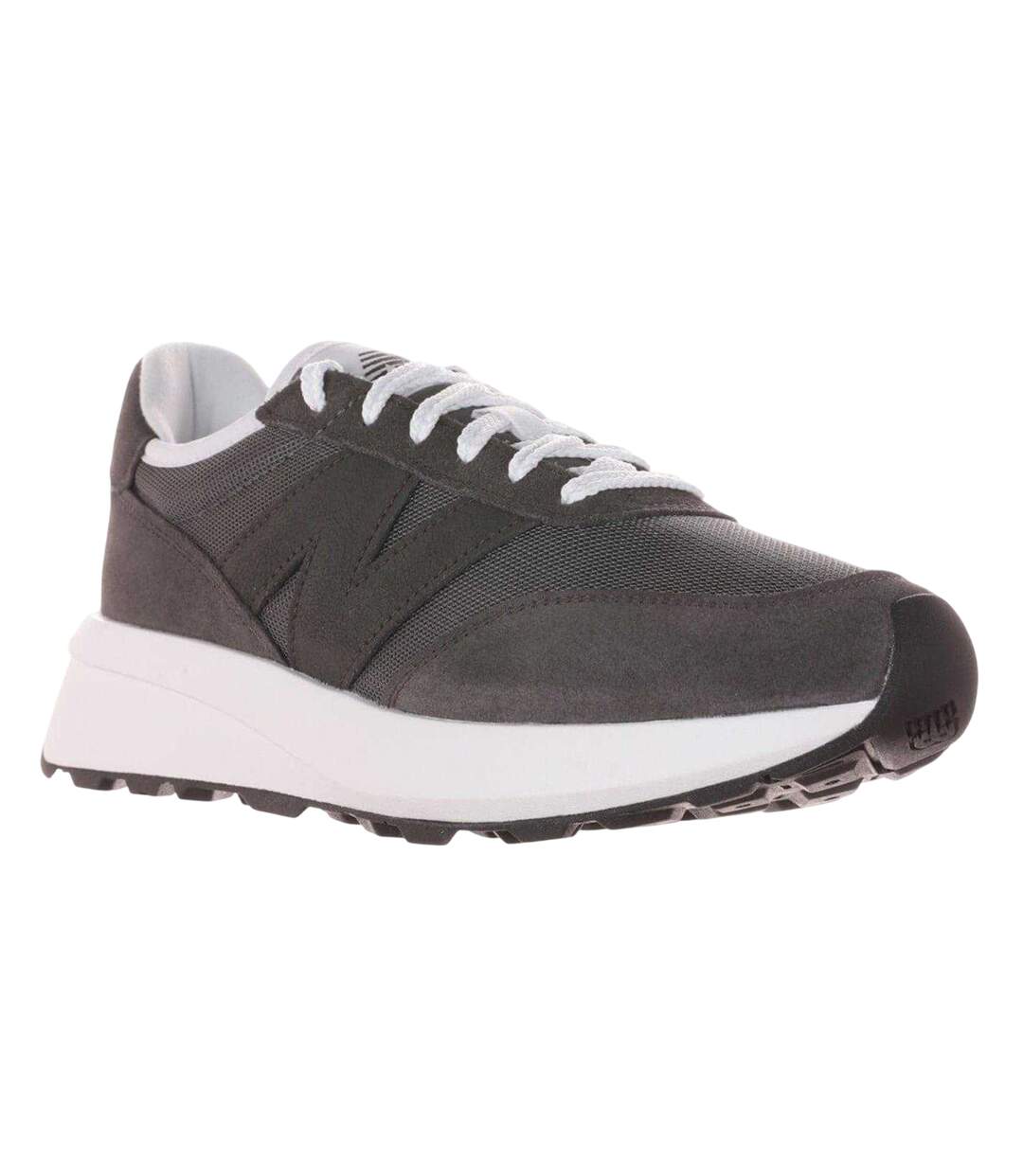 Mens 370 Suede Trainers White Castlerock New Balance-4