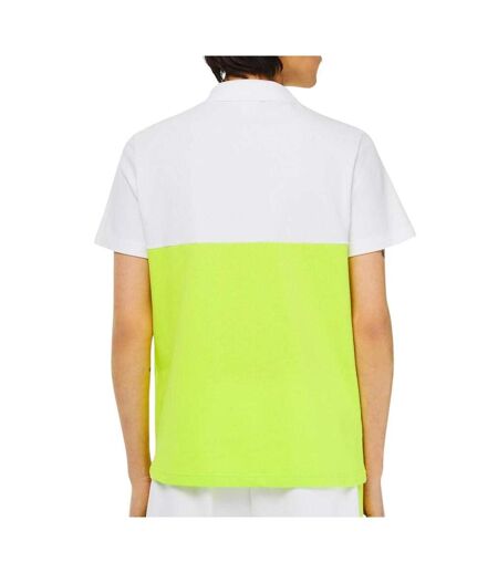 Polo Blanc/Jaune Homme Lacoste PH8365 - XL