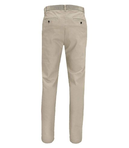 Pantalon chino taille élastiquée - Homme - 03178 - beige