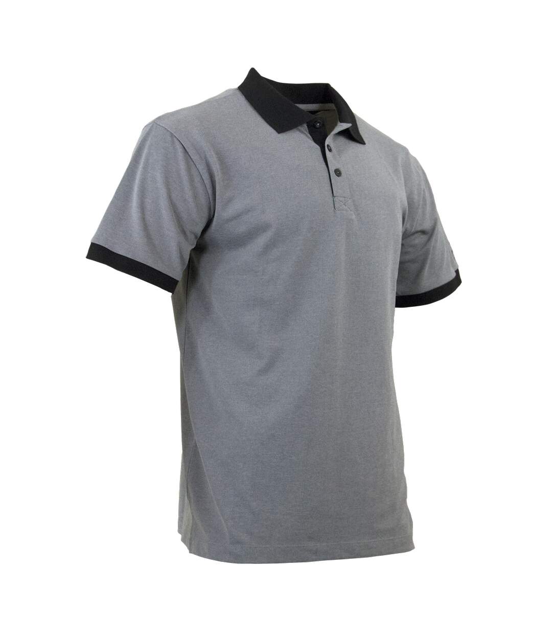 Polo maille piquée chinée LMA DALLE-1