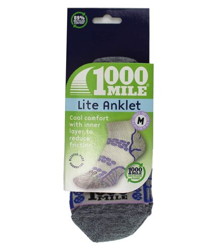 1000 Mile - Ladies Lite Anklet Double Layer Socks