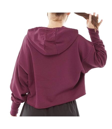 Sweat bordeaux femme adidas hldy - l