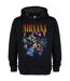 Unisex adult live in new york nirvana hoodie black Amplified