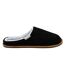 Mens Plush Lined Mule Slippers With Memory Foam-4