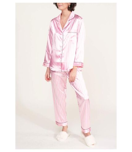 Pyjama fluide en satin