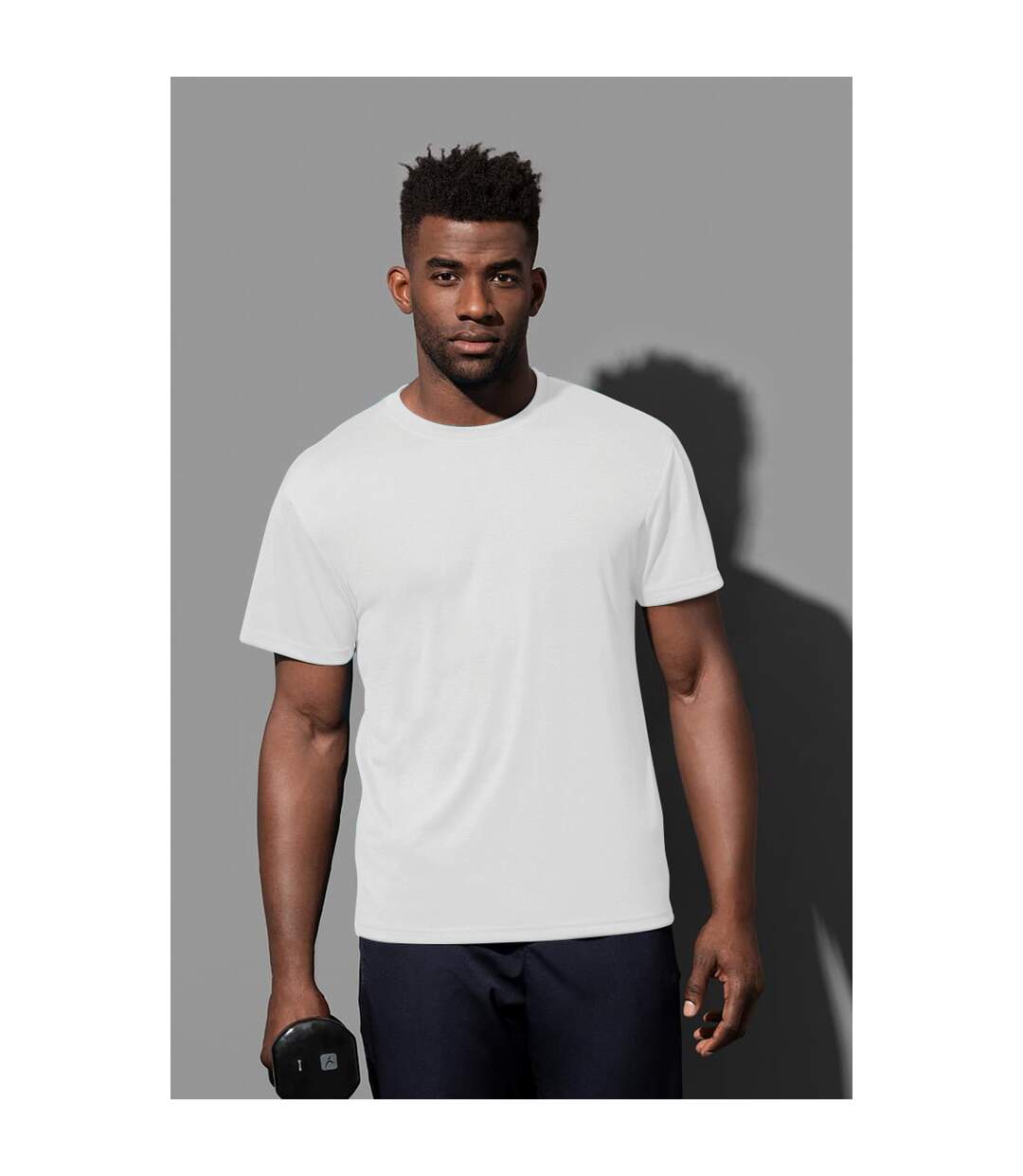 T-shirt hommes blanc Stedman