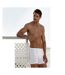 Fruit Of The Loom Mens Classic Shorty Cotton Rich Boxer Shorts (Pack Of 2) (White) - UTRW3155