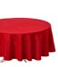 Nappe Antitache Ronde Unie 180cm Rouge-3