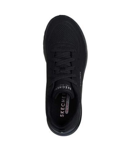 Womens/ladies uno lite lighter one trainers black Skechers