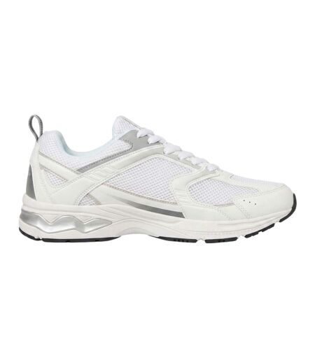 Mens Tokyo Leather Lace Up Trainers Bright White Jack And Jones