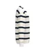 Unisex Adult Striped Sweatshirt Ivory Navy Native Spirit-3