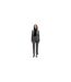 Womens/ladies Straight Leg Slim Trousers Grey Boss-1