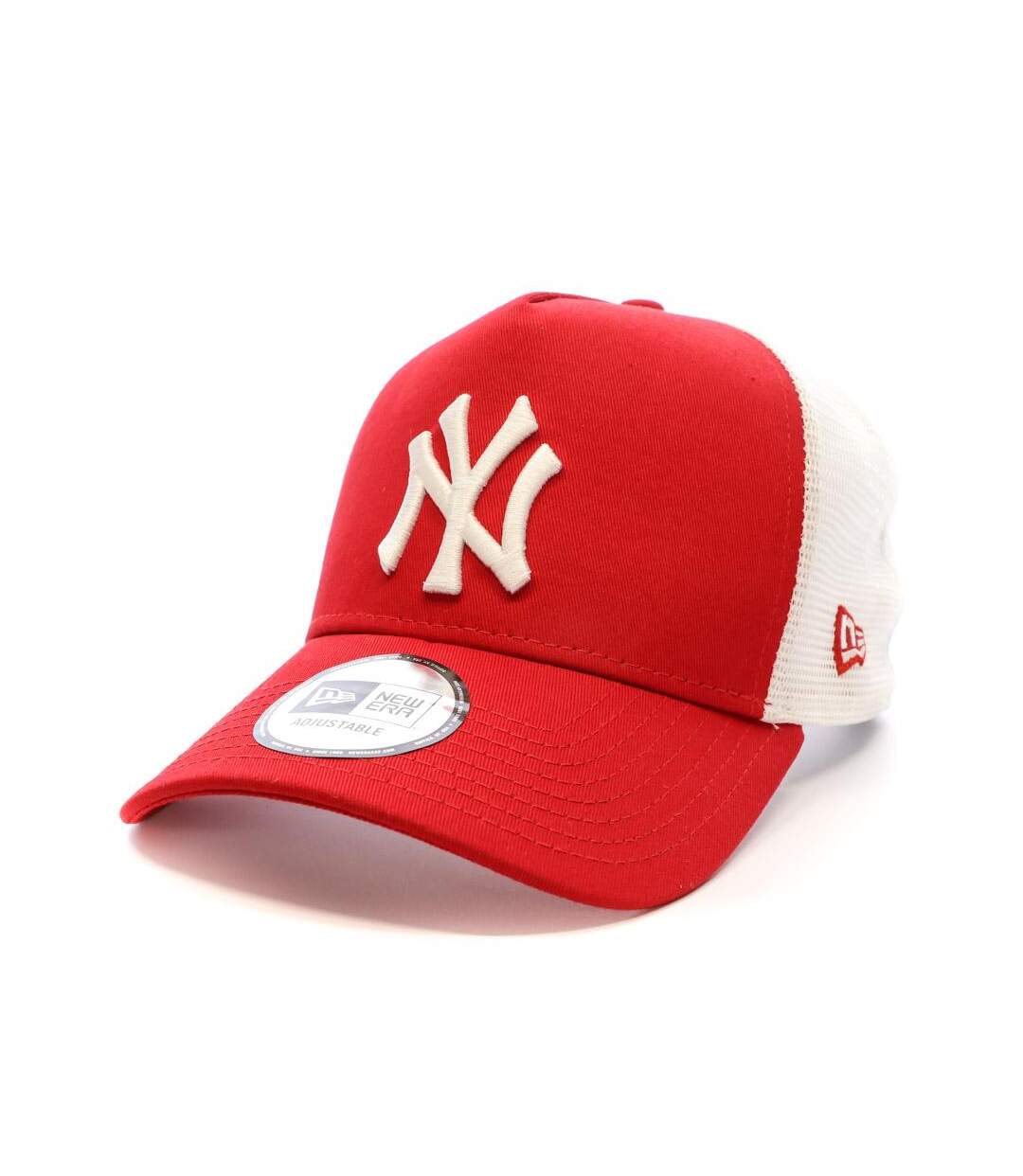 Casquette Blanche/Rouge Homme New Era Clean Trucker 2 Neyyan Scawhi - OSFA-1