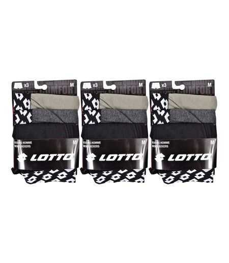 Boxer homme LOTTO - Pack de 9