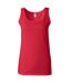 Gilet Débardeur Style Doux Pour Femmes Rouge Cerise Gildan-2