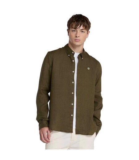 Chemise Homme Vert De Gris Timberland