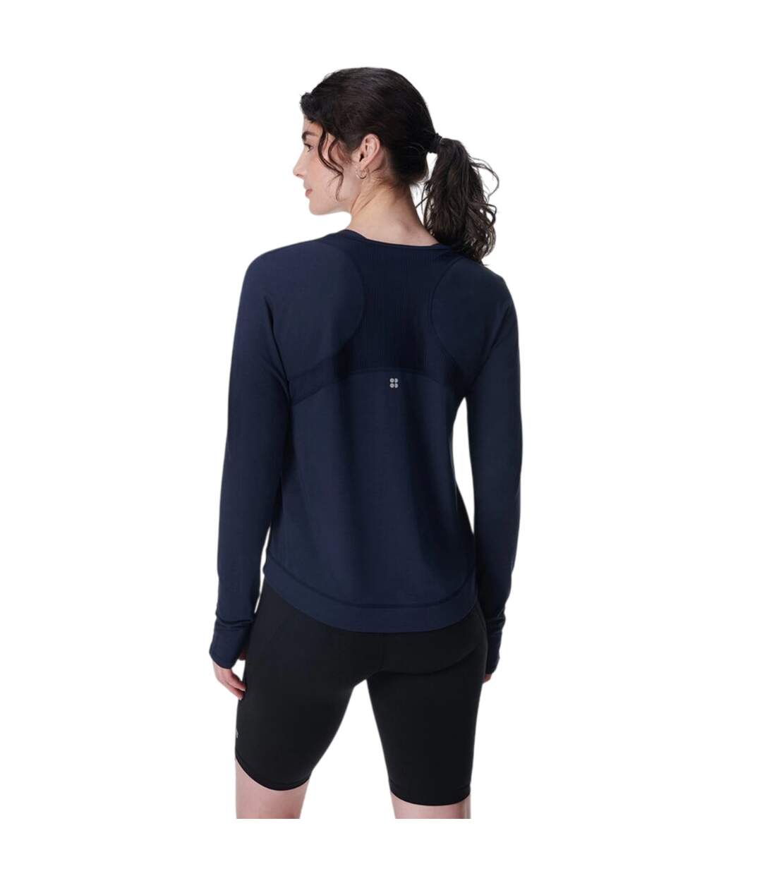Haut Manches Longues Breathe Easy Femme Bleu Marine Foncé Sweaty Betty-3