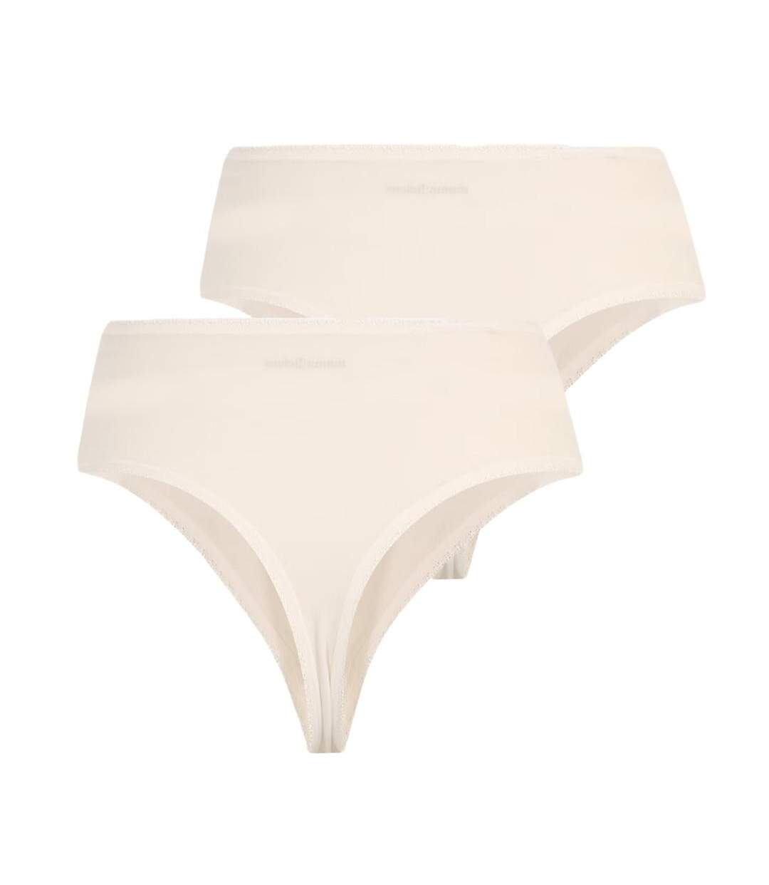 x2 Strings de grossesse Beige Femme Mamalicious Lilja - L/XL-2