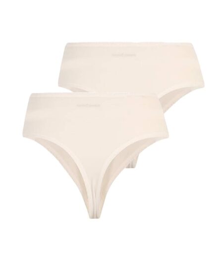 x2 Strings de grossesse Beige Femme Mamalicious Lilja - L/XL