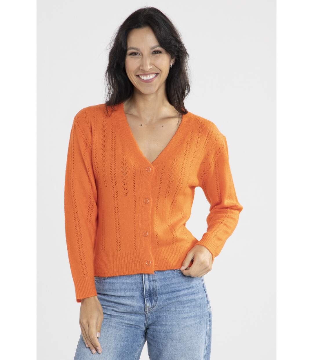 Pull Jacquard Orange-1