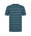 Mens Striped Crew Neck T-shirt June Bug Original Penguin-2