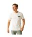 Regatta Mens Breezed IV Graphic Print T-Shirt (Marshmallow)
