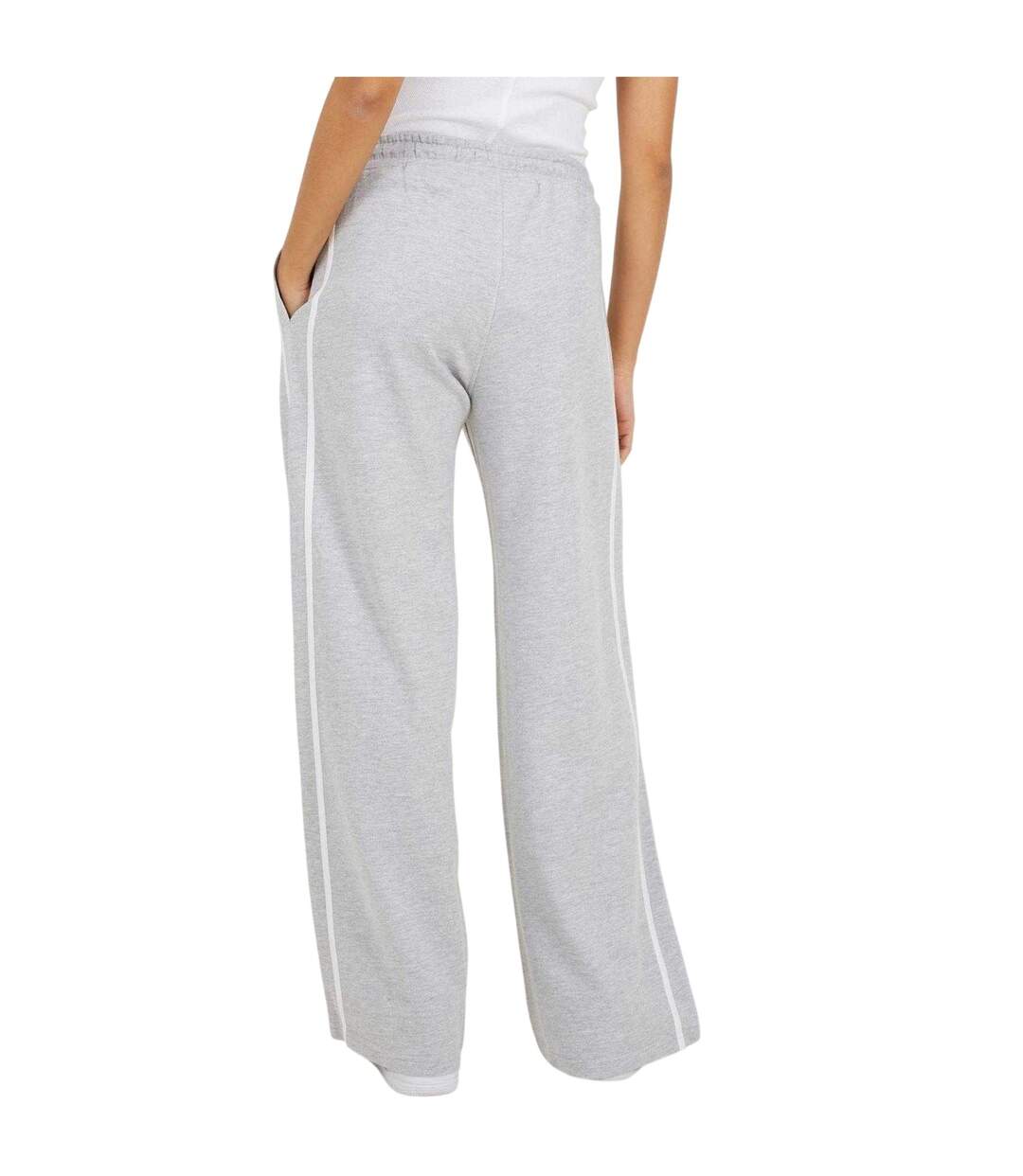 Pantalon De Jogging Motif/style À Rayures Femme Gris Blanc Brave Soul-2