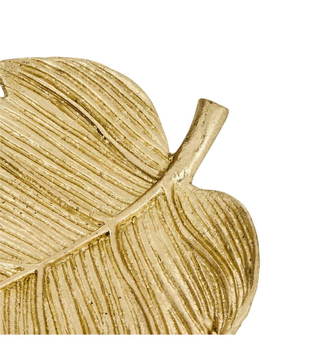 Vide-Poche Feuille en Résine Belli 25cm Doré-2