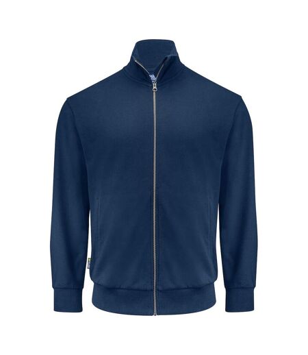 Mens Plain Full Zip Sweatshirt Navy Projob