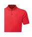 Polo Manches Courtes Motif/style Texturé Homme Rouge Orange TriDri-3