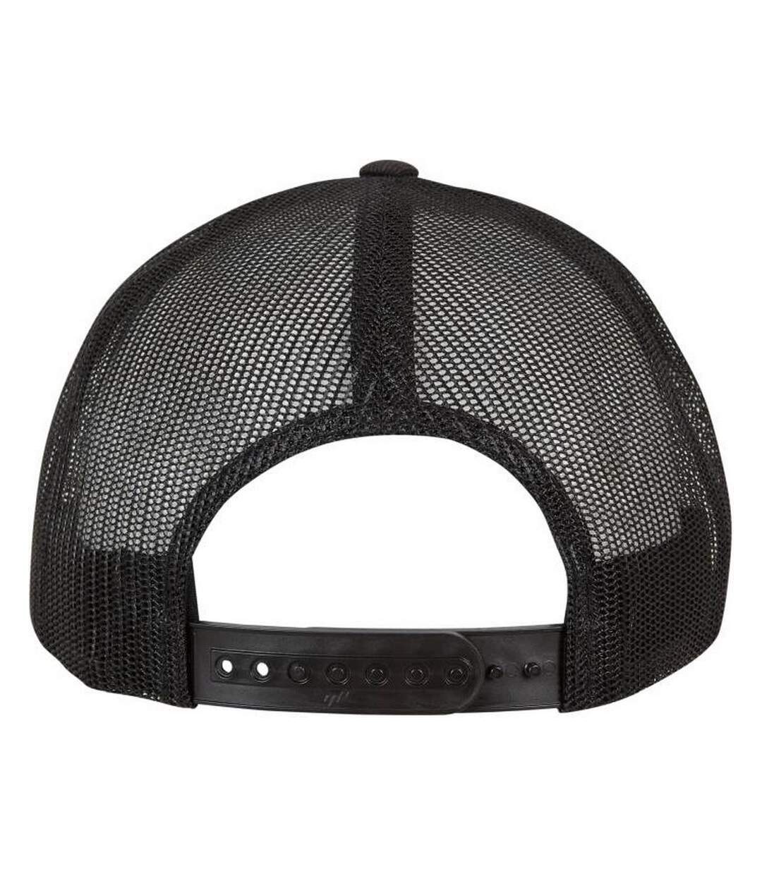 Casquette Trucker Noir Brut Flexfit-2