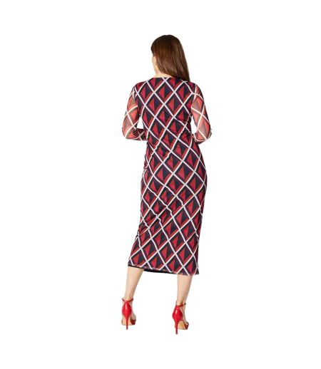 Robe mi-longue femme rouge Principles