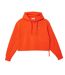 Sweat À Capuche Short Cut Femme Orange Lacoste-2