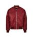 Blouson D'aviateur Ma1 Homme Bordeaux Build Your Brand-1