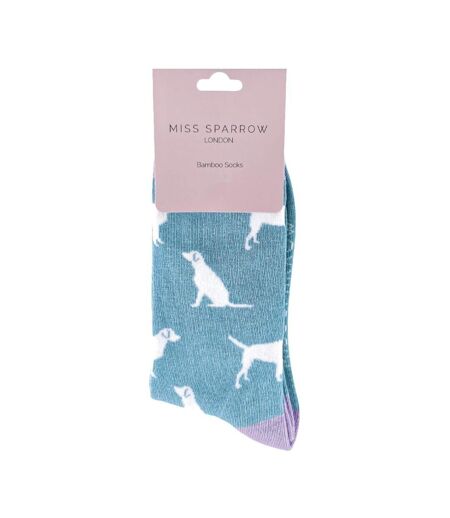 1 Pack Ladies Novelty Dog Pattern Bamboo Socks