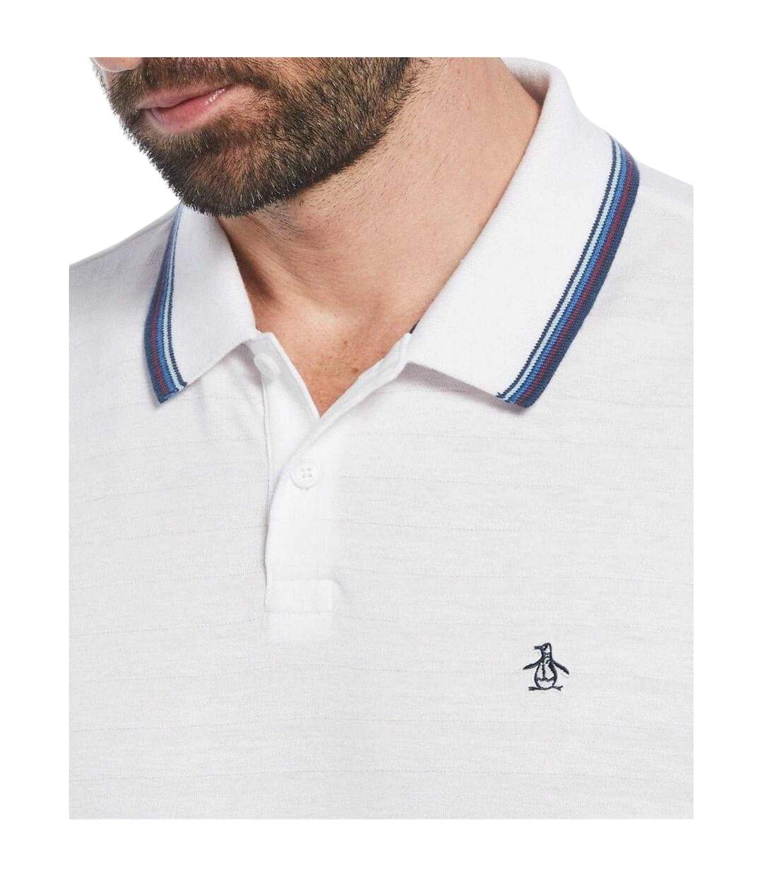 Polo Homme Blanc Original Penguin-3