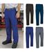 Lot 4 pantalons de travail homme - FORCE - bleu roi - marine - gris et noir