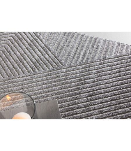 Tapis Déco Aron Solar 240x340cm Gris