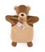 Doudou polyester 2 en 1 collection LES MARIONNETTES Ours-1