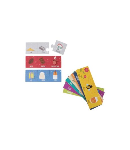 Jeu de 30 Cartes Educatives L'origine des Choses 7cm Multicolore