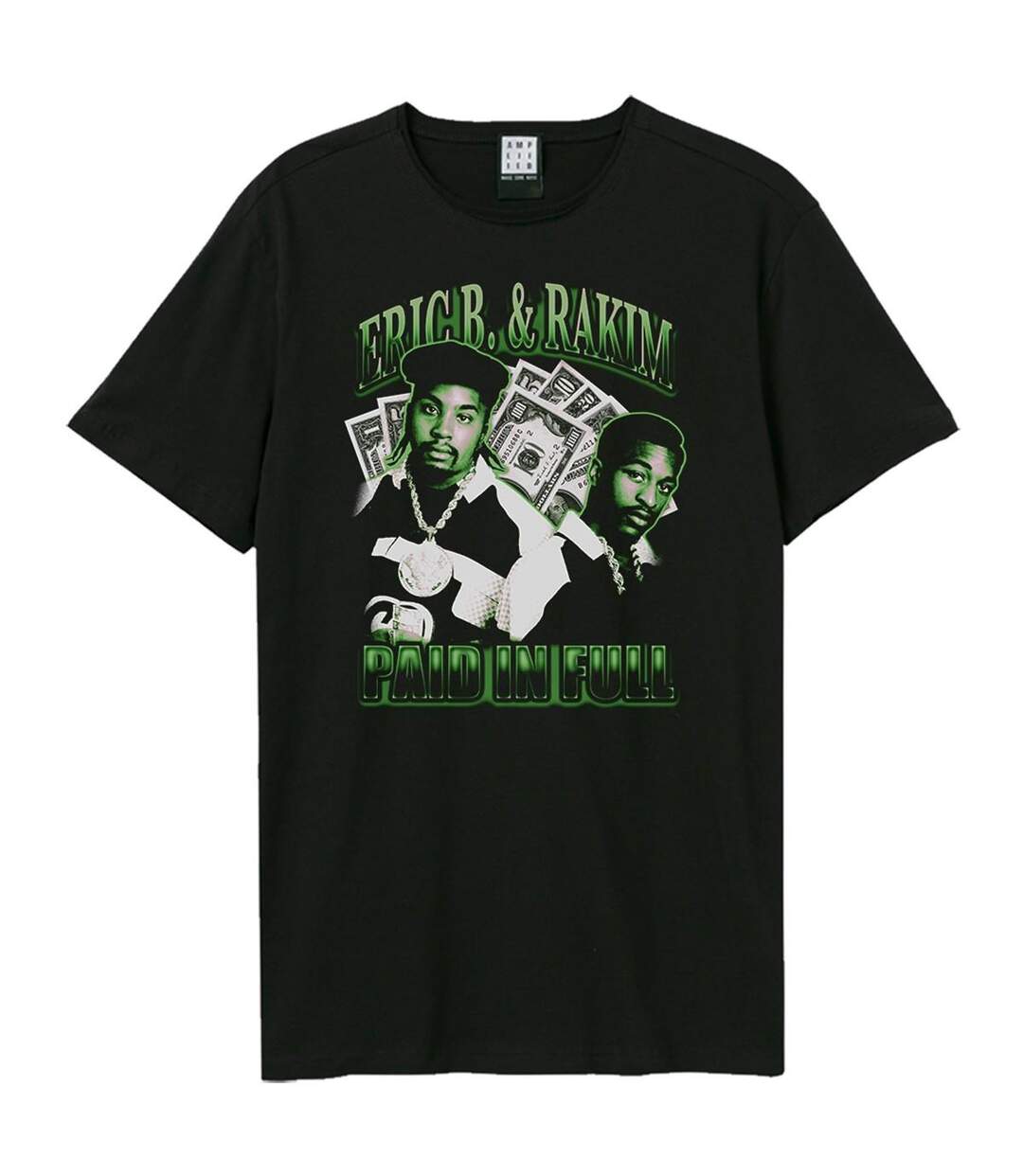 T-shirt Paid In Full Adulte Noir Amplified-1