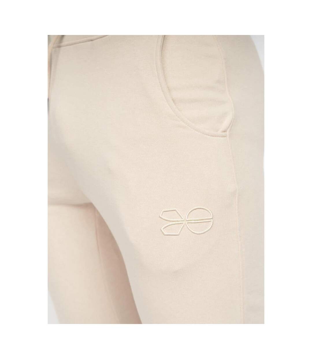 Ensemble Sweat À Capuche Et Pantalon De Jogging Emmon Homme Beige Gris Crosshatch-3