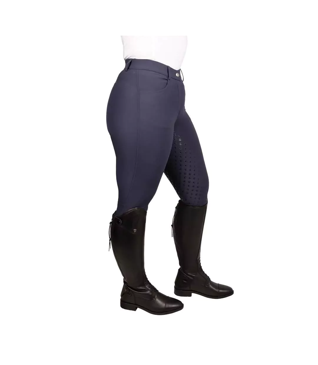 Pantalon D´équitation La Rubia Femme Bleu Marine HYCONIC-4