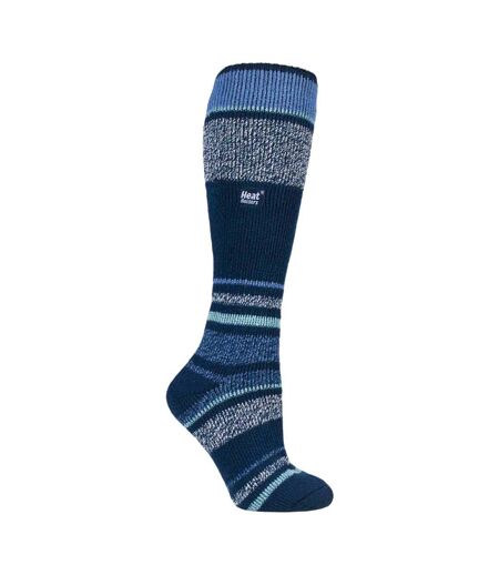 Chaussettes de Ski Femme Thermiques avec Rayures