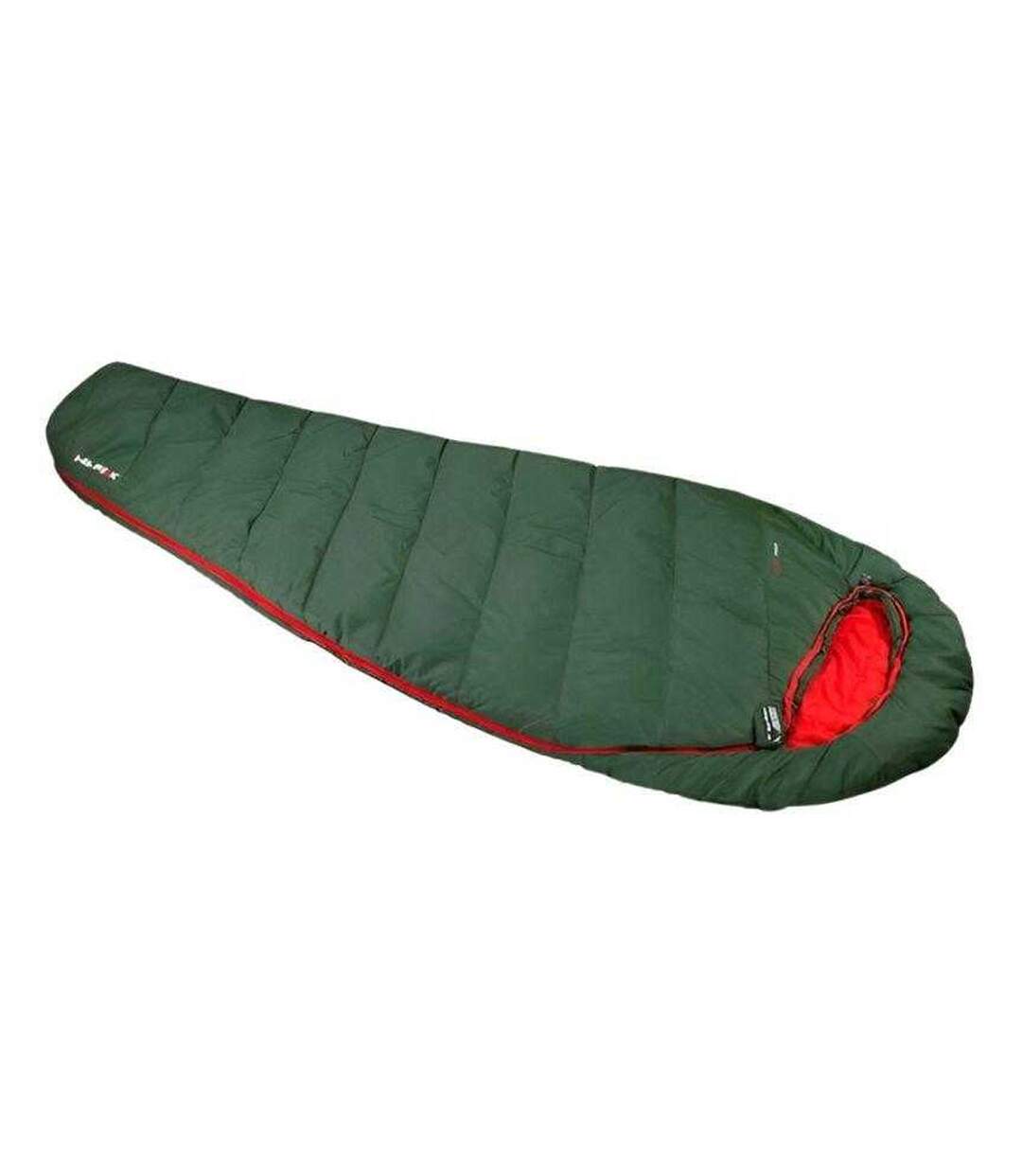 Sac De Couchage Momie Camping Pak Régulier Vert Rouge High Peak-1