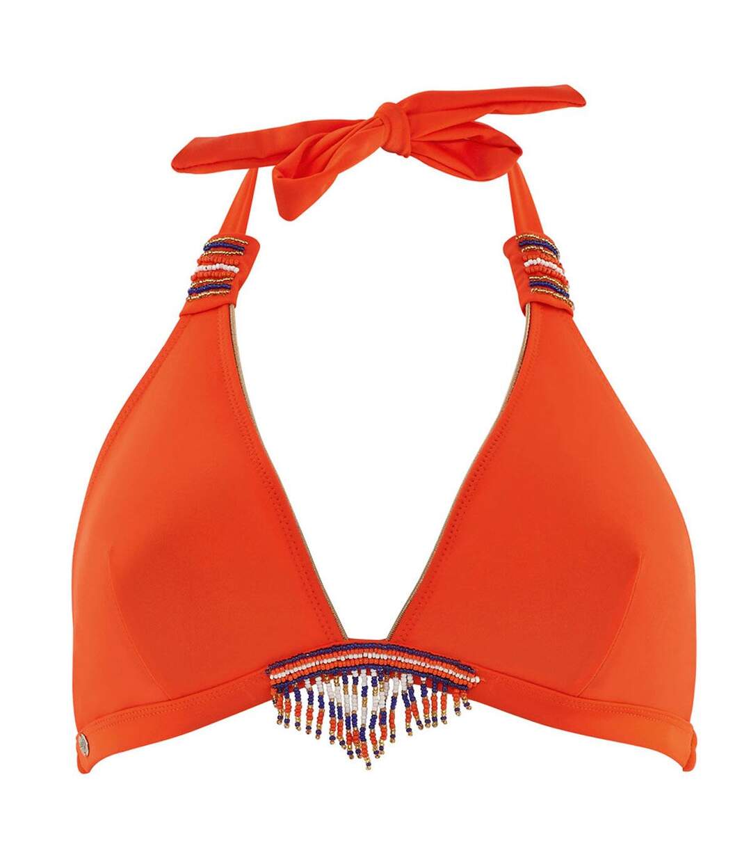 Haut de maillot triangle orange Riviera-1