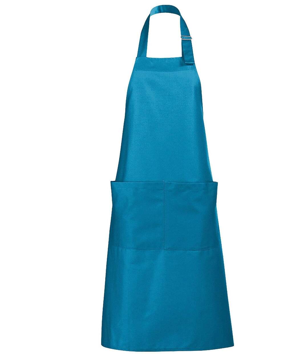 Tablier long avec poches - 88010 - bleu aqua-2