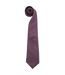 Premier Mens Fashion Colors Work Clip On Tie (Pack of 2) (Purple) (One Size)