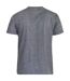 Duke Mens Signature 2 King Size Cotton V Neck T-Shirt (Charcoal Melange) - UTDC184-2