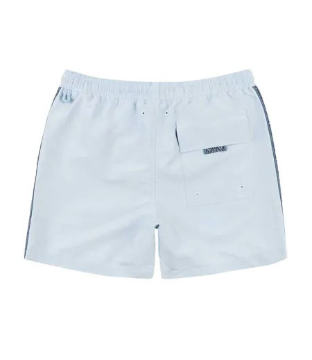 Short De Bain Motif/style Cachemire Homme Bleu Clair Pretty Green